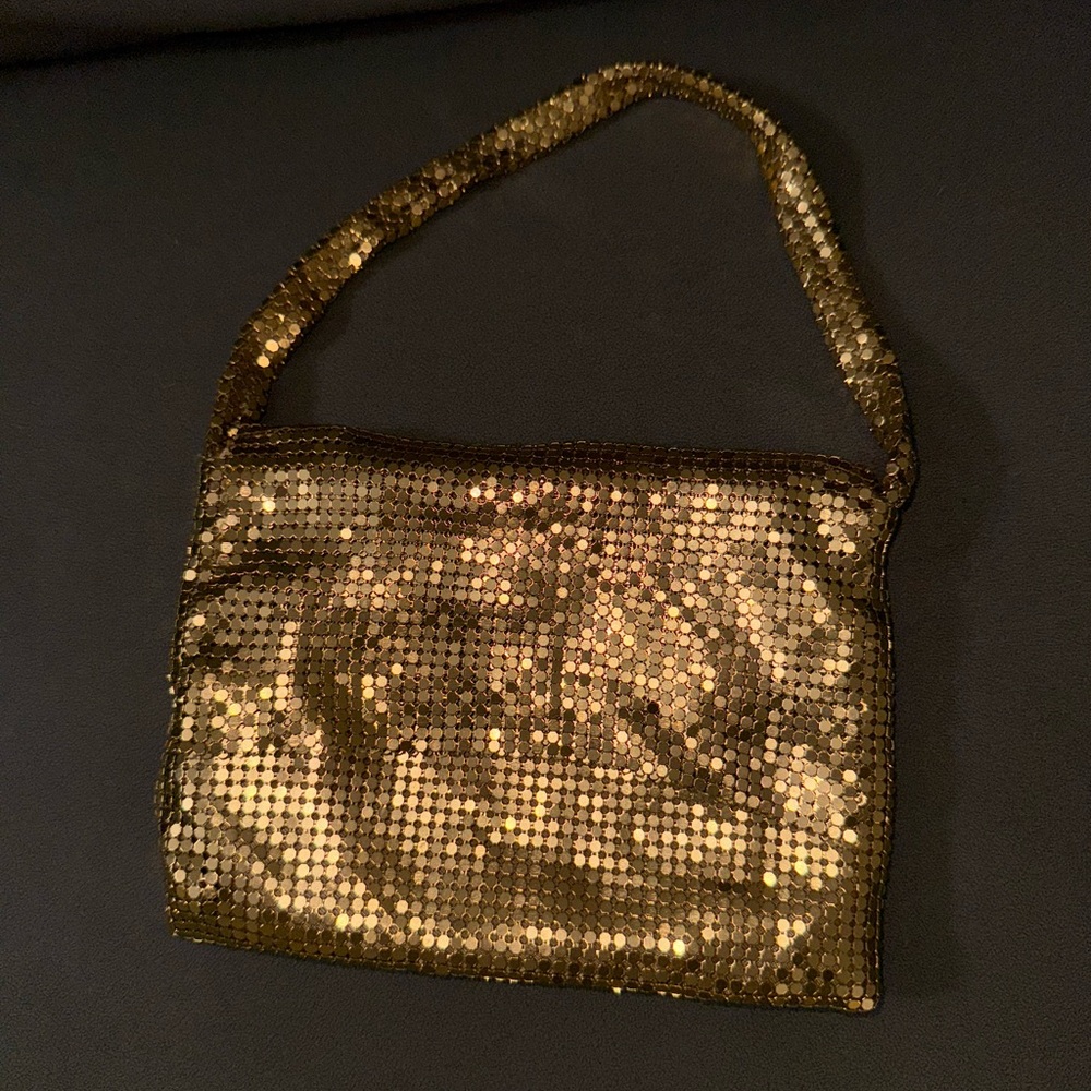 Bloomingdale’s Gold Evening purse